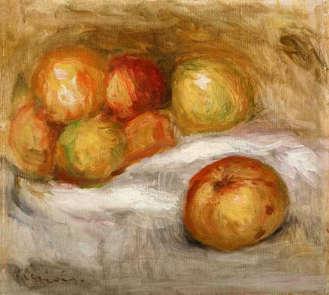 Natura morta con mele – Pierre-Auguste Renoir Pierre-Auguste Renoir 70x70