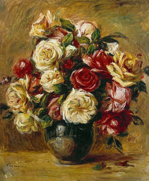 Bouquet di Rose – Pierre-Auguste Renoir Pierre-Auguste Renoir 70x85