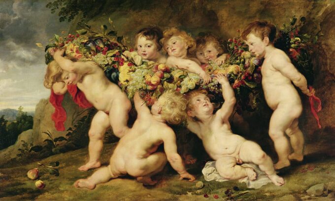 Il Coronato di Frutta. (effilocher Snyders) – Peter Paul Rubens Peter Paul Rubens 120x70