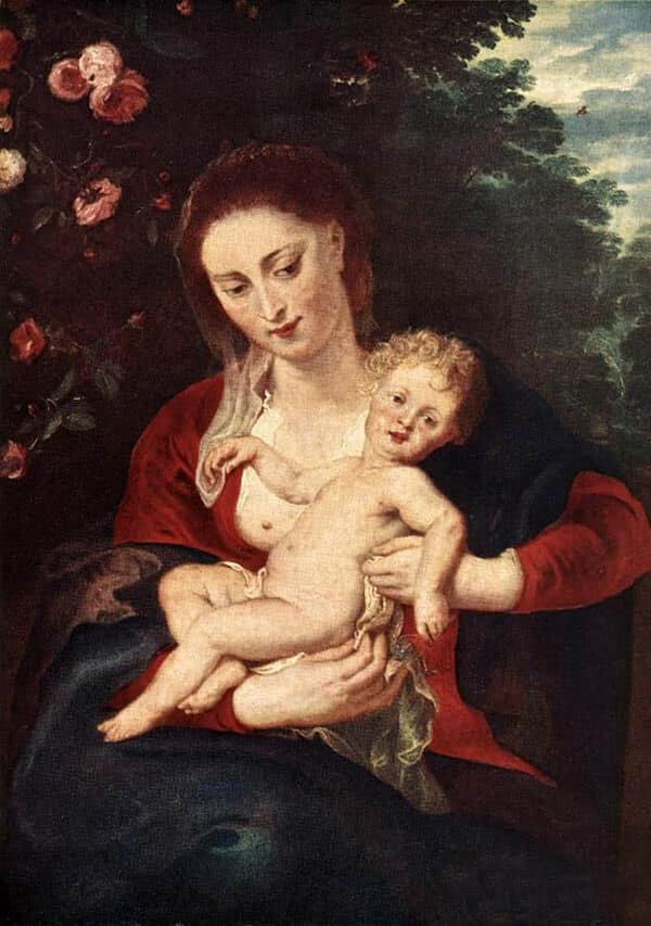 Vergine e bambino – Peter Paul Rubens Peter Paul Rubens 70x105