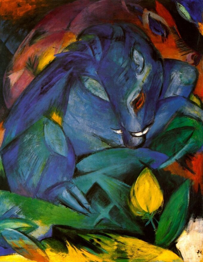 Cinghiali e scrofa – Franz Marc Franz Marc 70x85