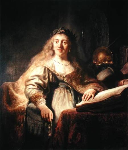 Saskia e Minerva – Rembrandt van Rijn Rembrandt van Rijn 70x85