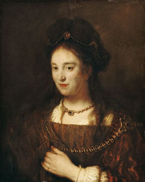 Rembrandt donna Saskia – Rembrandt van Rijn Rembrandt van Rijn 70x85