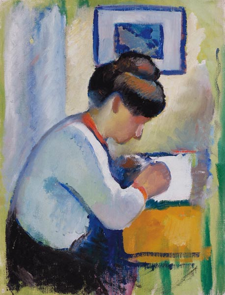 Scrittrice – August Macke August Macke 70x85