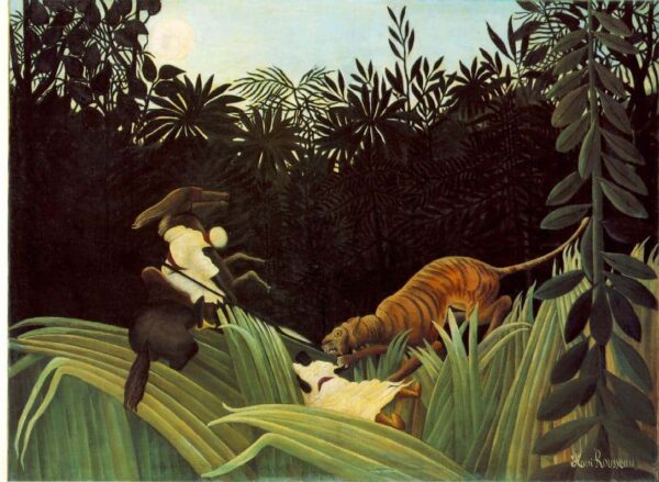 Scout attaccato da una tigre – Henri Rousseau Henri Rousseau 105x70