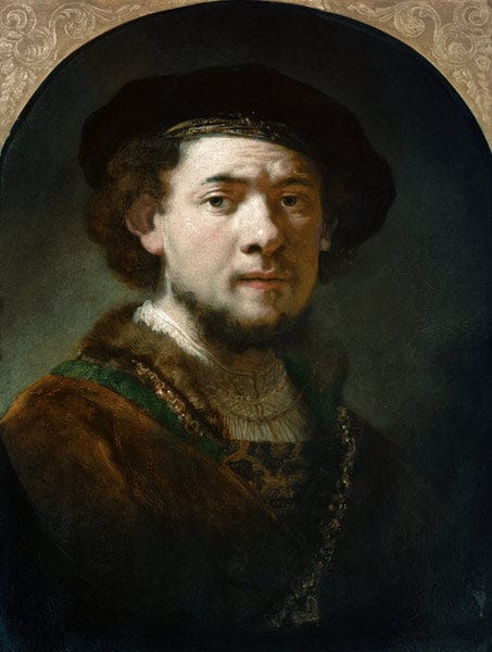 Autoritratto Sao Pauloylvius – Rembrandt van Rijn Rembrandt van Rijn 70x85