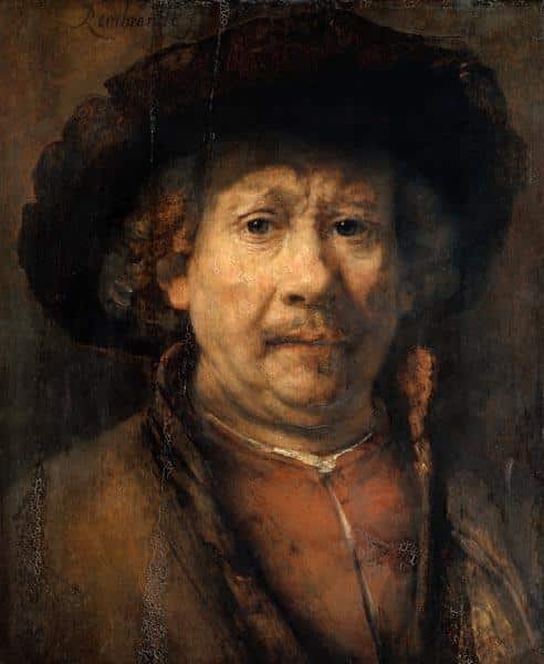 Autoritratto VI – Rembrandt van Rijn Rembrandt van Rijn 70x85