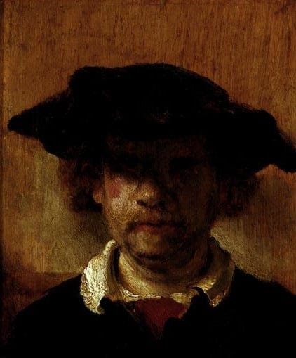 Autoritratto (1650) – Rembrandt van Rijn Rembrandt van Rijn 70x85