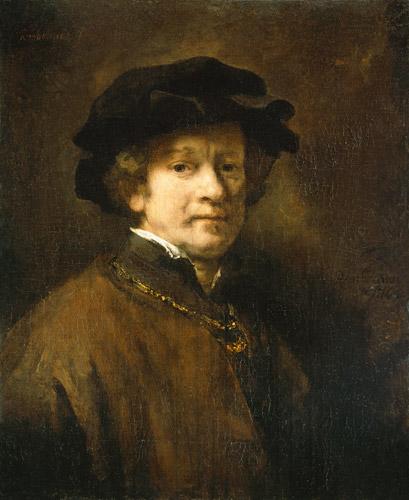 Autoritratto – Rembrandt van Rijn Rembrandt van Rijn 70x85