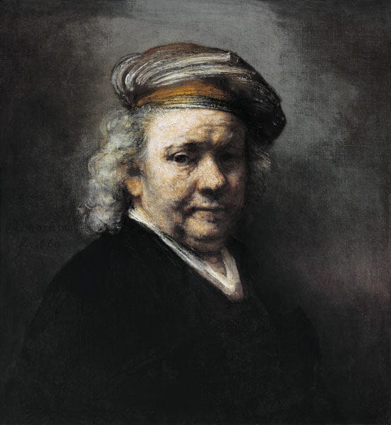 Autoritratto V – Rembrandt van Rijn Rembrandt van Rijn 70x70