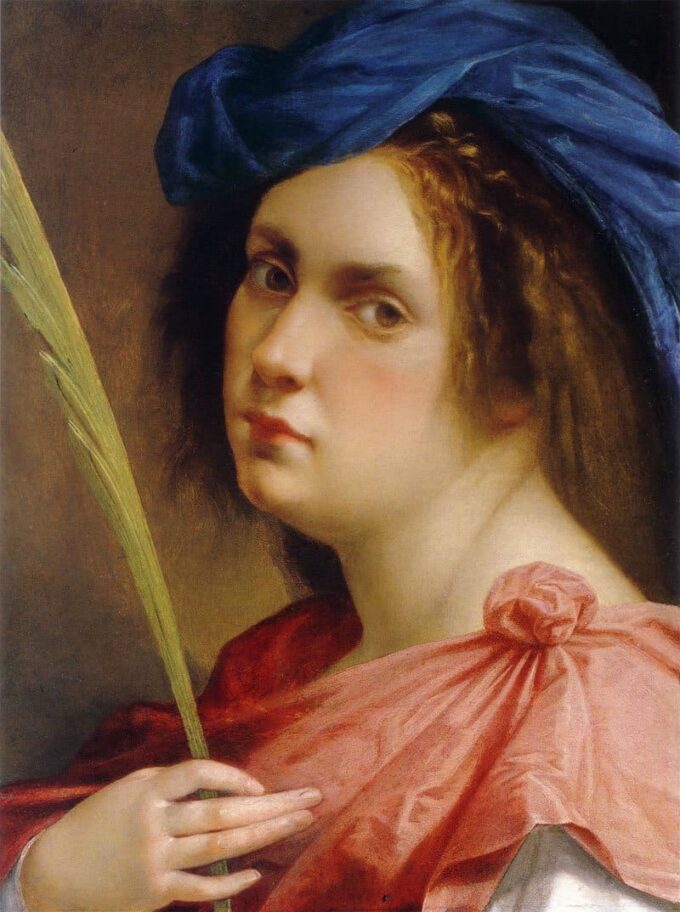 Autoritratto in donna martire – Artemisia Gentileschi Artemisia Gentileschi 70x85