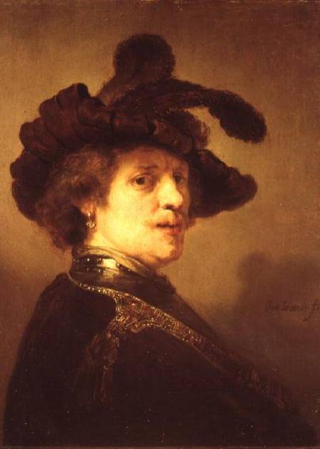 Autoritratto travestito – Rembrandt van Rijn Rembrandt van Rijn 70x105