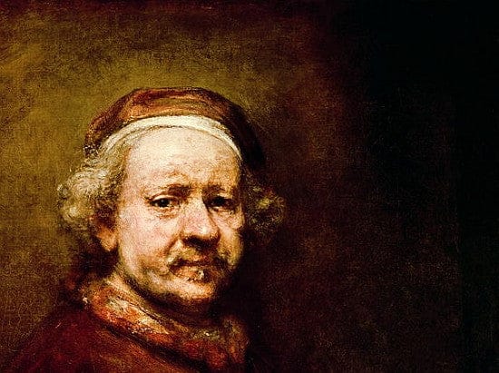 Autoritratto all’età di 63 anni, 1669 – Rembrandt van Rijn Rembrandt van Rijn 85x75