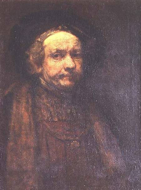 Autoritratto di un vecchio uomo – Rembrandt van Rijn Rembrandt van Rijn 70x85