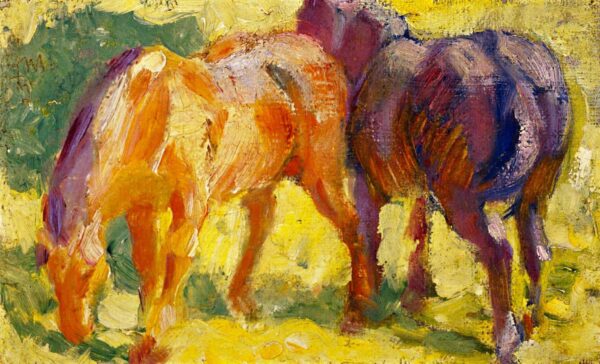 Immagine in miniatura di un cavallo – Franz Marc Franz Marc 105x70