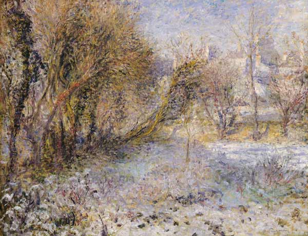 Paesaggio innevato – Pierre-Auguste Renoir Pierre-Auguste Renoir 85x75