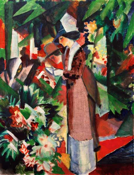 Marche nei fiori – August Macke August Macke 70x85