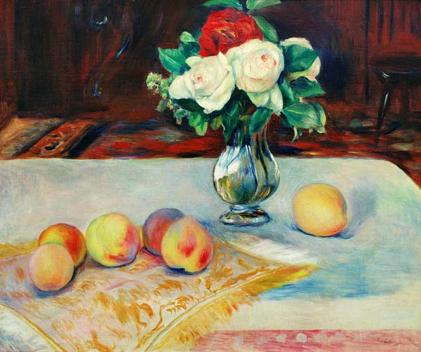 Nature morte, bouquet di fiori – Pierre-Auguste Renoir Pierre-Auguste Renoir 85x75