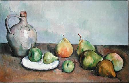 Natura morta con brocca e frutti – Paul Cézanne Paul Cézanne 105x70