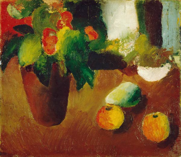 Natura morta con begonie – August Macke August Macke 85x75