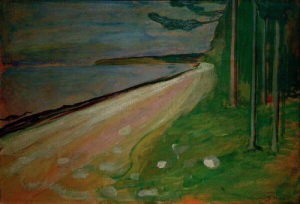 Spiaggia vicino a Asgardstrand – Edvard Munch Edvard Munch 105x70