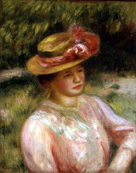 Il cappello di paglia – Pierre-Auguste Renoir Pierre-Auguste Renoir 70x85