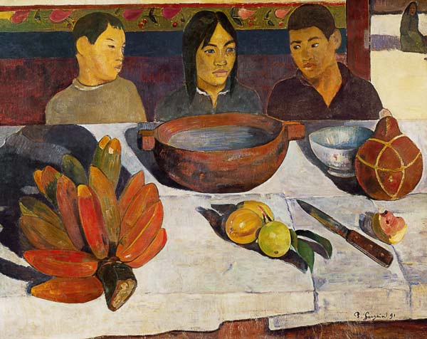 Il pasto (Le banane) – Paul Gauguin Paul Gauguin 85x75