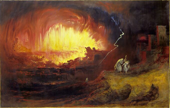 La distruzione di Sodoma e Gomorra – John Martin John Martin 105x70