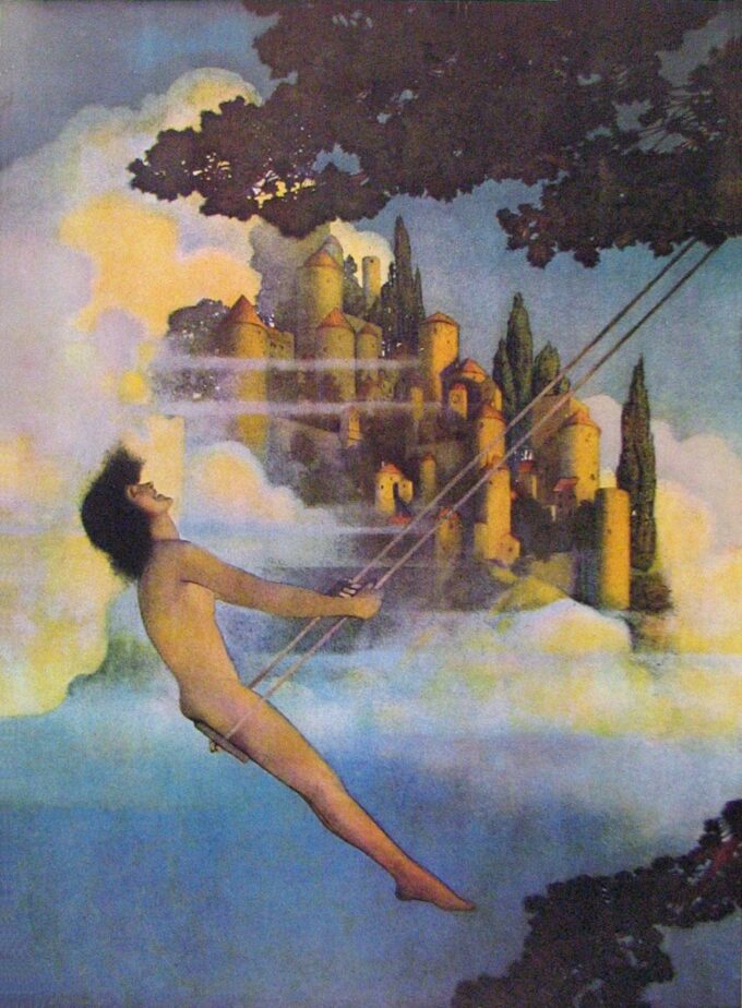 Le Dinky Bird – Maxfield Parrish Maxfield Parrish 70x85