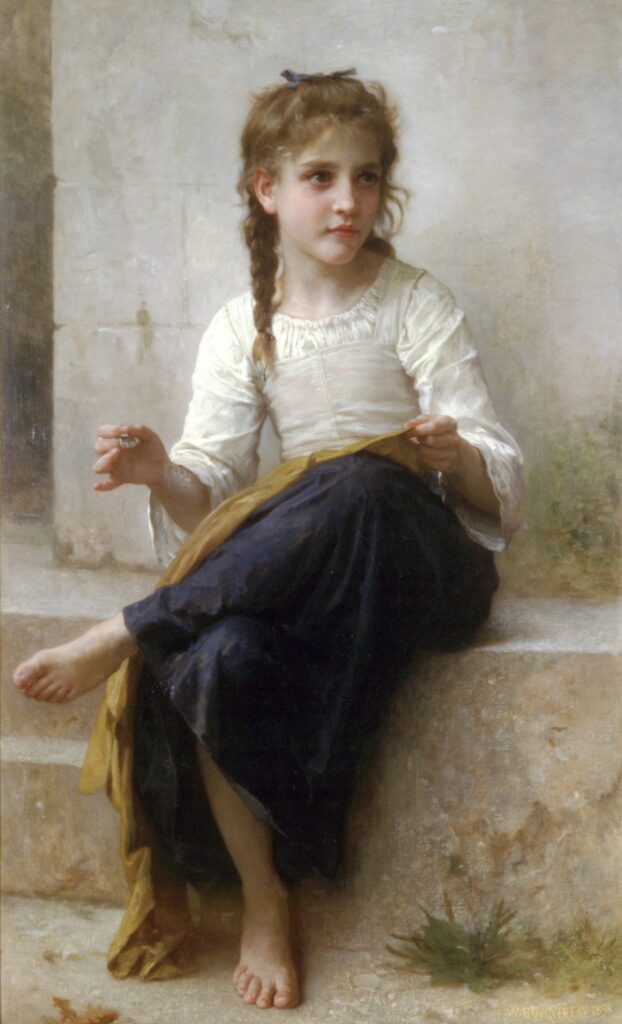 La sarta – William Bouguereau William Bouguereau 70x105