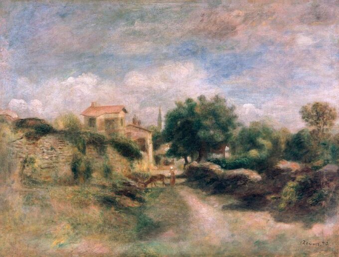 La fattoria – Pierre-Auguste Renoir Pierre-Auguste Renoir 85x75