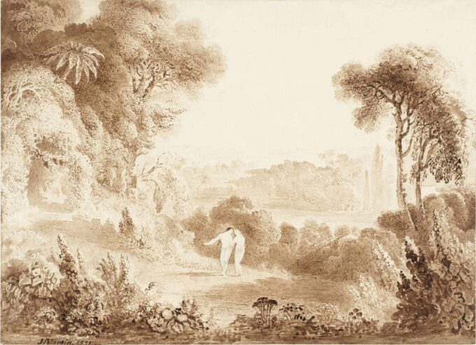 Il giardino dell’Eden – John Martin John Martin 105x70