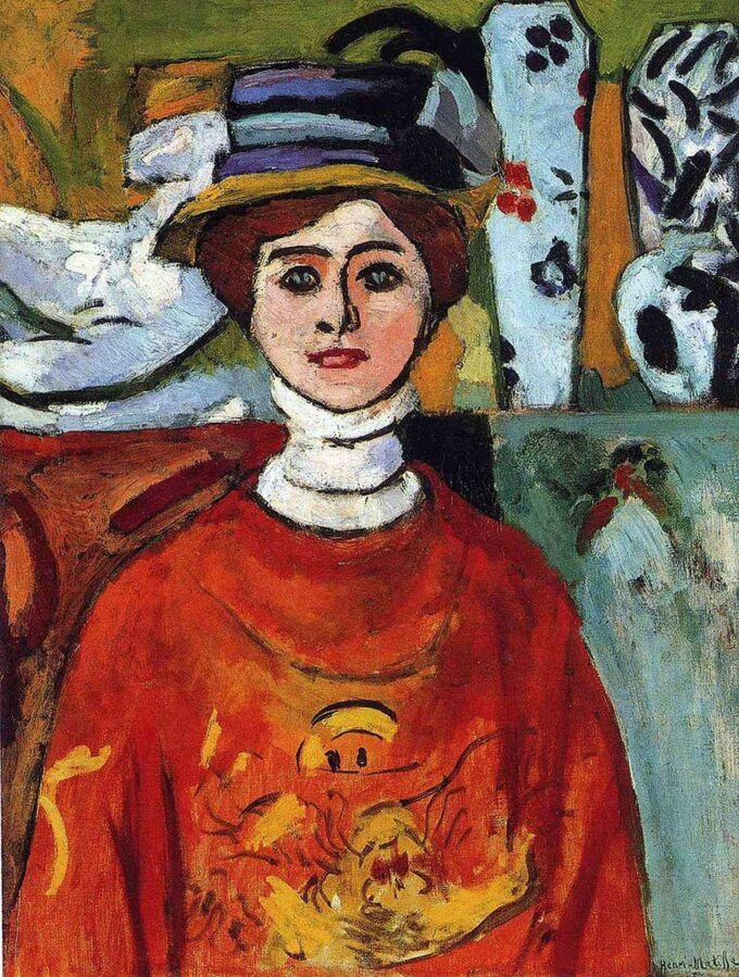 La ragazza dagli occhi verdi – Matisse Henri Matisse 70x85