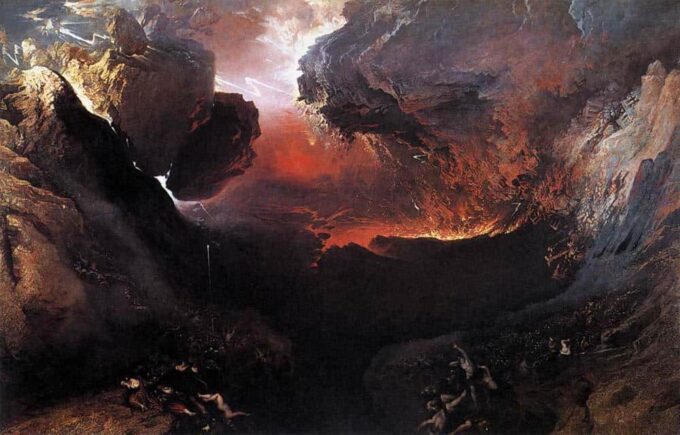 Il grande giorno della sua ira – John Martin John Martin 105x70