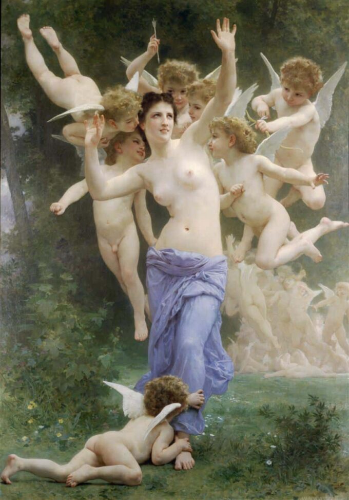 L’eveglio del cuore – William Bouguereau William Bouguereau 70x105