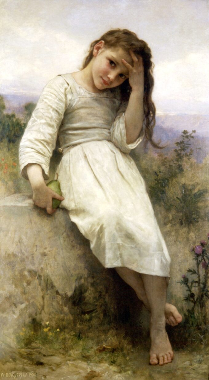 Il piccolo maraudatore – William Bouguereau William Bouguereau 70x120