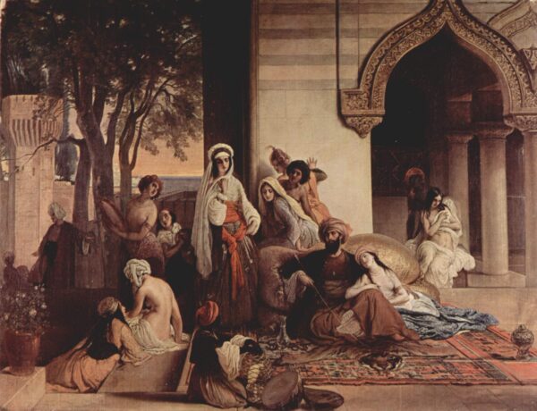 Il nuovo preferito (Scena di harem) – Francesco Hayez Francesco Hayez 85x75