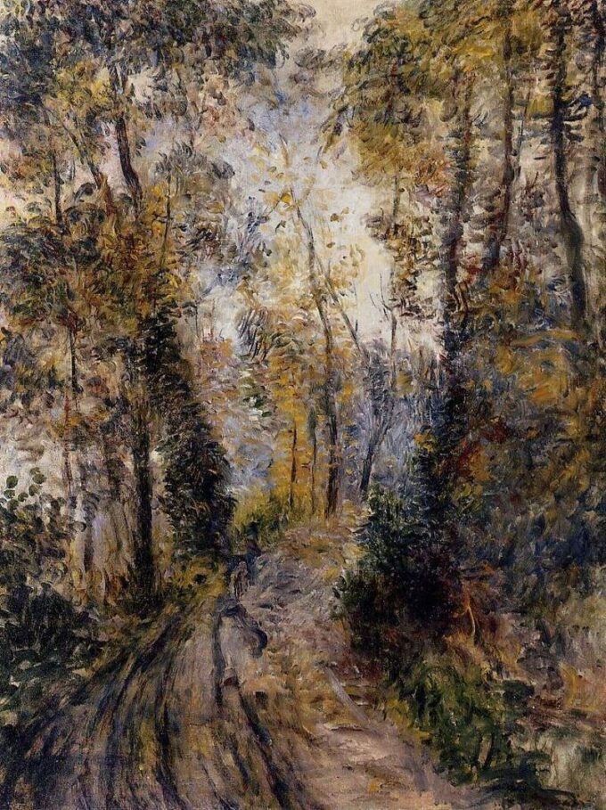 Il sentiero attraverso la foresta – Pierre-Auguste Renoir Pierre-Auguste Renoir 70x85