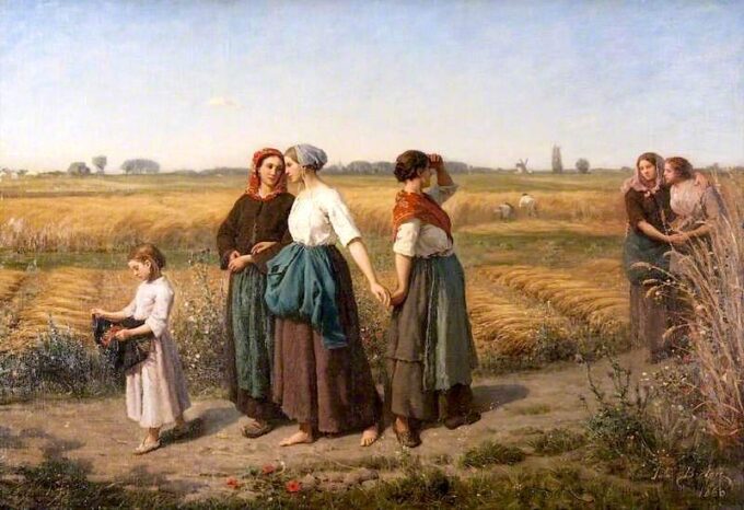 I mietitori – Jules Breton Jules Breton 105x70