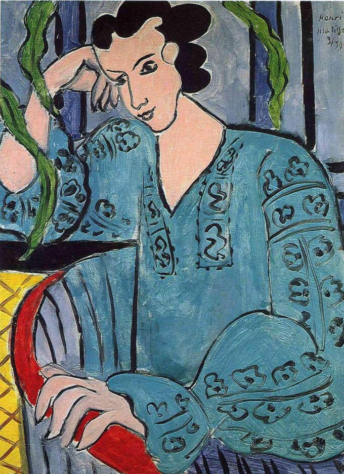 Blusa verde rumena – Matisse Henri Matisse 70x105