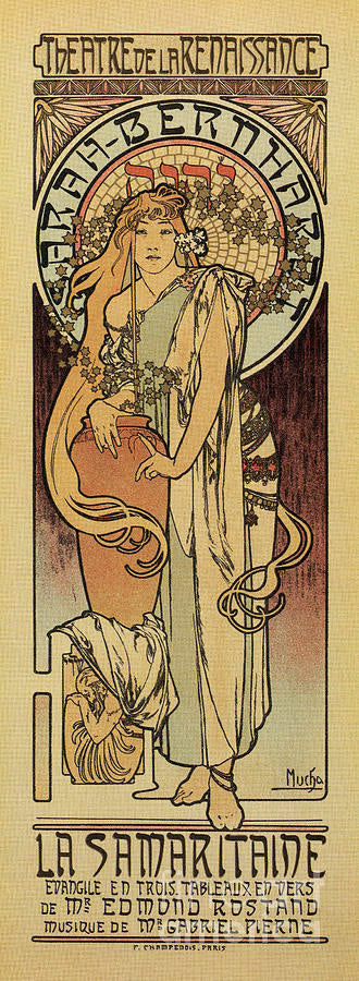 La Samaritaine – Mucha Alfons Mucha 70x160