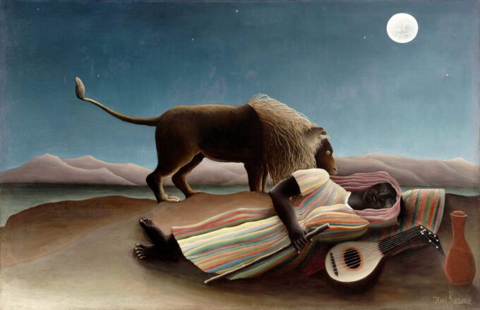 La Bohémienne addormentata – Henri Rousseau Henri Rousseau 105x70