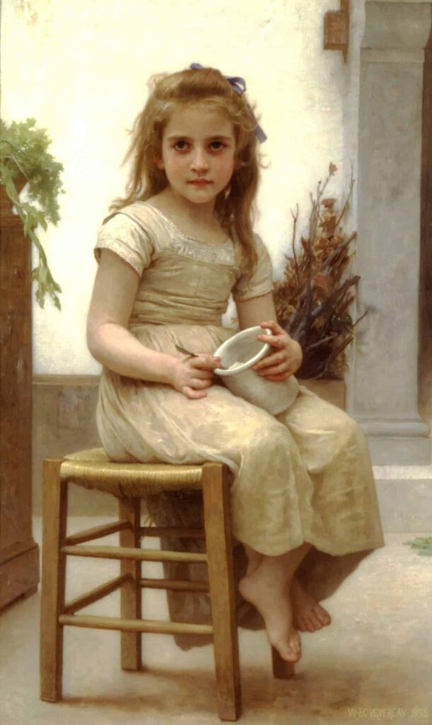 Il merenda di William Bouguereau William Bouguereau 70x120