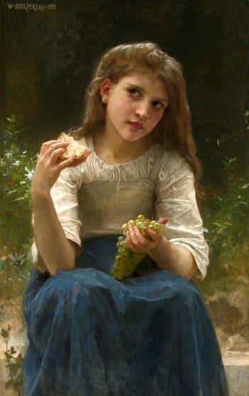 La merenda – William Bouguereau William Bouguereau 70x105