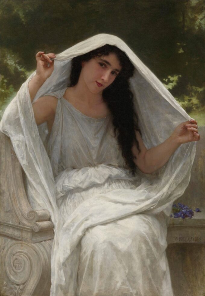 Il Velo – William Bouguereau William Bouguereau 70x105