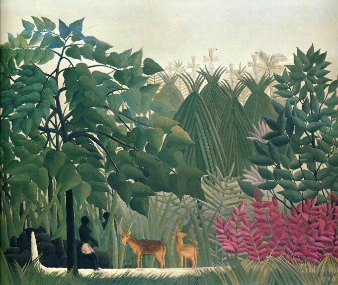 La cascata – Henri Rousseau Henri Rousseau 85x75