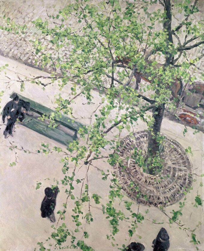 Gustave Caillebotte, boulevard visto dall’alto – Caillebotte Gustave Caillebotte 70x85