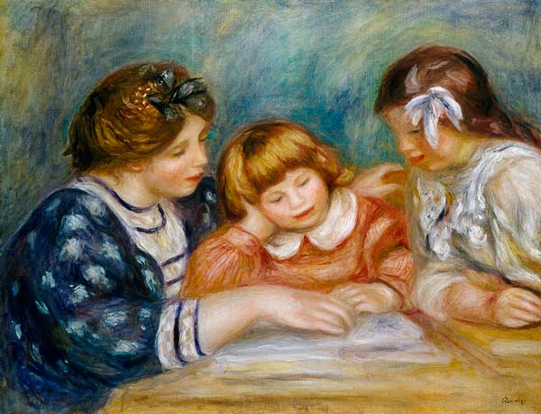 La lezione – Pierre-Auguste Renoir Pierre-Auguste Renoir 85x75