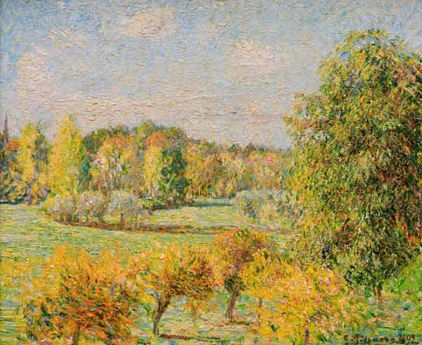 L’autunno a Eragny – Camille Pissarro Camille Pissarro 85x75