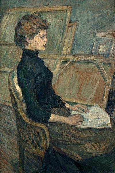 Donna in uno studio – Toulouse Lautrec Henri de Toulouse-Lautrec 70x105